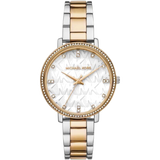 Buy Shop Michael Kors Pyper Three Hand White Dial Two Tone Steel Strap Watch For Women - MK4595 USA Online