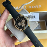 Buy Shop Michael Kors Quartz Black Dial Black Silicone Strap Watch For Women - MK6944 USA Online