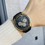 Buy Shop Michael Kors Quartz Black Dial Black Silicone Strap Watch For Women - MK6944 USA Online
