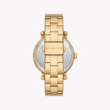 Buy Shop Michael Kors Quartz Blue Dial Gold Steel Strap Watch for Men - MKO1048 USA Online