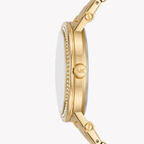 Buy Shop Michael Kors Quartz Blue Dial Gold Steel Strap Watch for Men - MKO1048 USA Online