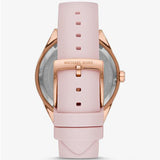 Buy Shop Michael Kors Quartz Pink Dial Pink Silicone Strap Watch For Women - MK6946 USA Online
