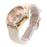 Buy Shop Michael Kors Quartz Pink Dial Pink Silicone Strap Watch For Women - MK6946 USA Online