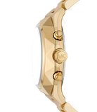 Buy Shop Michael Kors Raquel Analog Gold Dial Gold Steel Strap Watch For Women - MK4690 USA Online