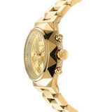 Buy Shop Michael Kors Raquel Analog Gold Dial Gold Steel Strap Watch For Women - MK4690 USA Online