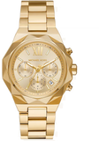 Buy Shop Michael Kors Raquel Analog Gold Dial Gold Steel Strap Watch For Women - MK4690 USA Online