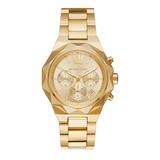 Buy Shop Michael Kors Raquel Analog Gold Dial Gold Steel Strap Watch For Women - MK4690 USA Online