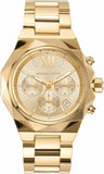Buy Shop Michael Kors Raquel Analog Gold Dial Gold Steel Strap Watch For Women - MK4690 USA Online