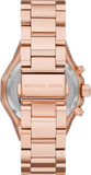 Buy Shop Michael Kors Raquel Analog Rose Gold Dial Rose Gold Steel Strap Watch For Women - MK4688 USA Online