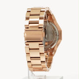 Buy Shop Michael Kors Raquel Analog Rose Gold Dial Rose Gold Steel Strap Watch For Women - MK4688 USA Online