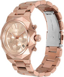 Buy Shop Michael Kors Raquel Analog Rose Gold Dial Rose Gold Steel Strap Watch For Women - MK4688 USA Online