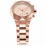 Buy Shop Michael Kors Raquel Analog Rose Gold Dial Rose Gold Steel Strap Watch For Women - MK4688 USA Online