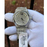 Buy Shop Michael Kors Raquel Three Hand Crystals Silver Dial Silver Steel Strap Watch For Women - MK4691 USA Online