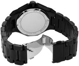 Buy Shop Michael Kors Raquel Three Hand Silver Dial Black Steel Strap Watch For Women - MK4692 USA Online
