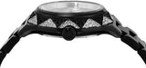 Buy Shop Michael Kors Raquel Three Hand Silver Dial Black Steel Strap Watch For Women - MK4692 USA Online