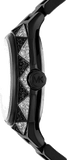 Buy Shop Michael Kors Raquel Three Hand Silver Dial Black Steel Strap Watch For Women - MK4692 USA Online