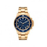 Buy Shop Michael Kors Everest Chronograph Blue Dial Two Tone Steel Strap Watch For Men - MK8978 USA Online
