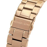 Buy Shop Michael Kors Ritz Analog Crystals Silver Dial Rose Gold Steel Strap Watch for Women - MK6863 USA Online
