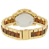 Buy Shop Michael Kors Ritz Gold Dial Two Tone Steel Strap Watch for Women - MK6322 USA Online