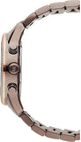 Buy Shop Michael Kors Ritz Chronograph Brown Dial Brown Steel Strap Watch For Women - MK6529 USA Online