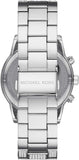 Buy Shop Michael Kors Ritz Chronograph Crystals Silver Dial Silver Steel Strap Watch for Women - MK6746 USA Online