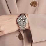 Buy Shop Michael Kors Ritz Chronograph Crystals Silver Dial Silver Steel Strap Watch For Women - MK7301 USA Online