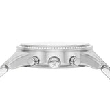 Buy Shop Michael Kors Ritz Chronograph Crystals Silver Dial Silver Steel Strap Watch For Women - MK7301 USA Online