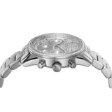 Buy Shop Michael Kors Ritz Chronograph Crystals Silver Dial Silver Steel Strap Watch For Women - MK7301 USA Online