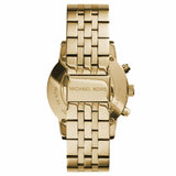 Buy Shop Michael Kors Ritz Chronograph Gold Dial Gold Steel Strap Watch for Women - MK5676 USA Online