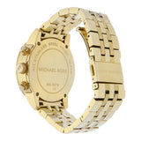 Buy Shop Michael Kors Ritz Chronograph Gold Dial Gold Steel Strap Watch for Women - MK5676 USA Online