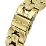 Buy Shop Michael Kors Ritz Chronograph Gold Dial Gold Steel Strap Watch For Women - MK6937 USA Online