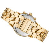 Buy Shop Michael Kors Ritz Chronograph Gold Dial Gold Steel Strap Watch For Women - MK6937 USA Online