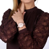 Buy Shop Michael Kors Ritz Chronograph Mother of Pearl White Dial Two Tone Steel Strap Watch For Women - MK6769 USA Online