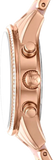 Buy Shop Michael Kors Ritz Chronograph Mother of Pearl White Dial Two Tone Steel Strap Watch For Women - MK6769 USA Online