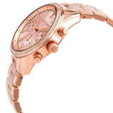 Buy Shop Michael Kors Ritz Chronograph Mother of Pearl White Dial Two Tone Steel Strap Watch For Women - MK6769 USA Online
