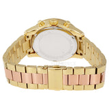 Buy Shop Michael Kors Ritz Chronograph Rose Dial Two Tone Steel Strap Watch for Women - MK6475 USA Online