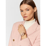 Buy Shop Michael Kors Ritz Chronograph Rose Gold Dial Rose Gold Steel Strap Watch for Women - MK6357 USA Online