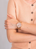 Buy Shop Michael Kors Ritz Chronograph Rose Gold Dial Rose Gold Steel Strap Watch for Women - MK6357 USA Online