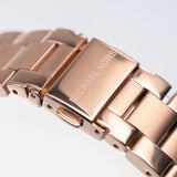 Buy Shop Michael Kors Ritz Chronograph Rose Gold Dial Rose Gold Steel Strap Watch for Women - MK6357 USA Online