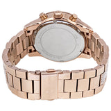 Buy Shop Michael Kors Ritz Chronograph Rose Gold Dial Rose Gold Steel Strap Watch For Women - MK6485 USA Online