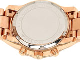 Buy Shop Michael Kors Ritz Chronograph Rose Gold Dial Rose Gold Steel Strap Watch For Women - MK6485 USA Online