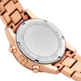 Buy Shop Michael Kors Ritz Chronograph Rose Gold Dial Rose Gold Steel Strap Watch For Women - MK6485 USA Online