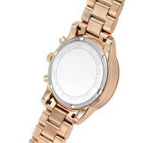 Buy Shop Michael Kors Ritz Chronograph Rose Gold Dial Rose Gold Steel Strap Watch For Women - MK6485 USA Online