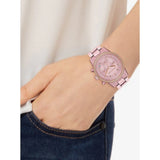 Buy Shop Michael Kors Ritz Chronograph Rose Gold Dial Rose Gold Steel Strap Watch For Women - MK6753 USA Online
