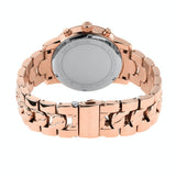 Buy Shop Michael Kors Ritz Chronograph Rose Gold Dial Rose Gold Steel Strap Watch For Women - MK7223 USA Online