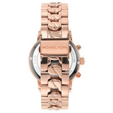 Buy Shop Michael Kors Ritz Chronograph Rose Gold Dial Rose Gold Steel Strap Watch For Women - MK7223 USA Online