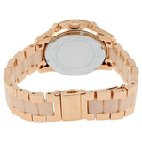Buy Shop Michael Kors Ritz Chronograph Rose Gold Dial Two Tone Steel Strap Watch for Women - MK6307 USA Online
