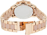 Buy Shop Michael Kors Ritz Chronograph Rose Gold Dial Two Tone Steel Strap Watch for Women - MK6307 USA Online