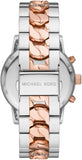 Buy Shop Michael Kors Ritz Chronograph Silver Dial Two Tone Steel Strap Watch For Women - MK6938 USA Online