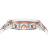 Buy Shop Michael Kors Ritz Chronograph Silver Dial Two Tone Steel Strap Watch For Women - MK6938 USA Online